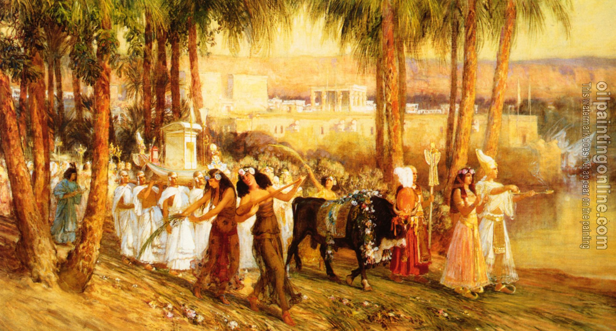 Frederick Arthur Bridgman - Procession in Honor of Isis